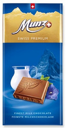 Продуктови Категории Шоколади Munz Швейцарски млечен шоколад 100 гр